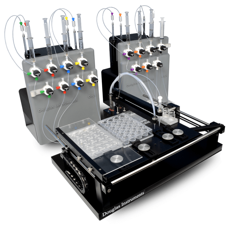 Oryx 8 protein crystallization robot for sitting drop, microbatch-under-oil, microseed screening and multivariate optimization